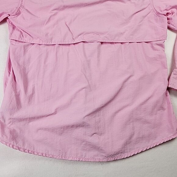 Bimini Bay Outfitters Outdoor Longsleeve Women Button Shirt Large Pink Fishing - Picture 13 of 13
